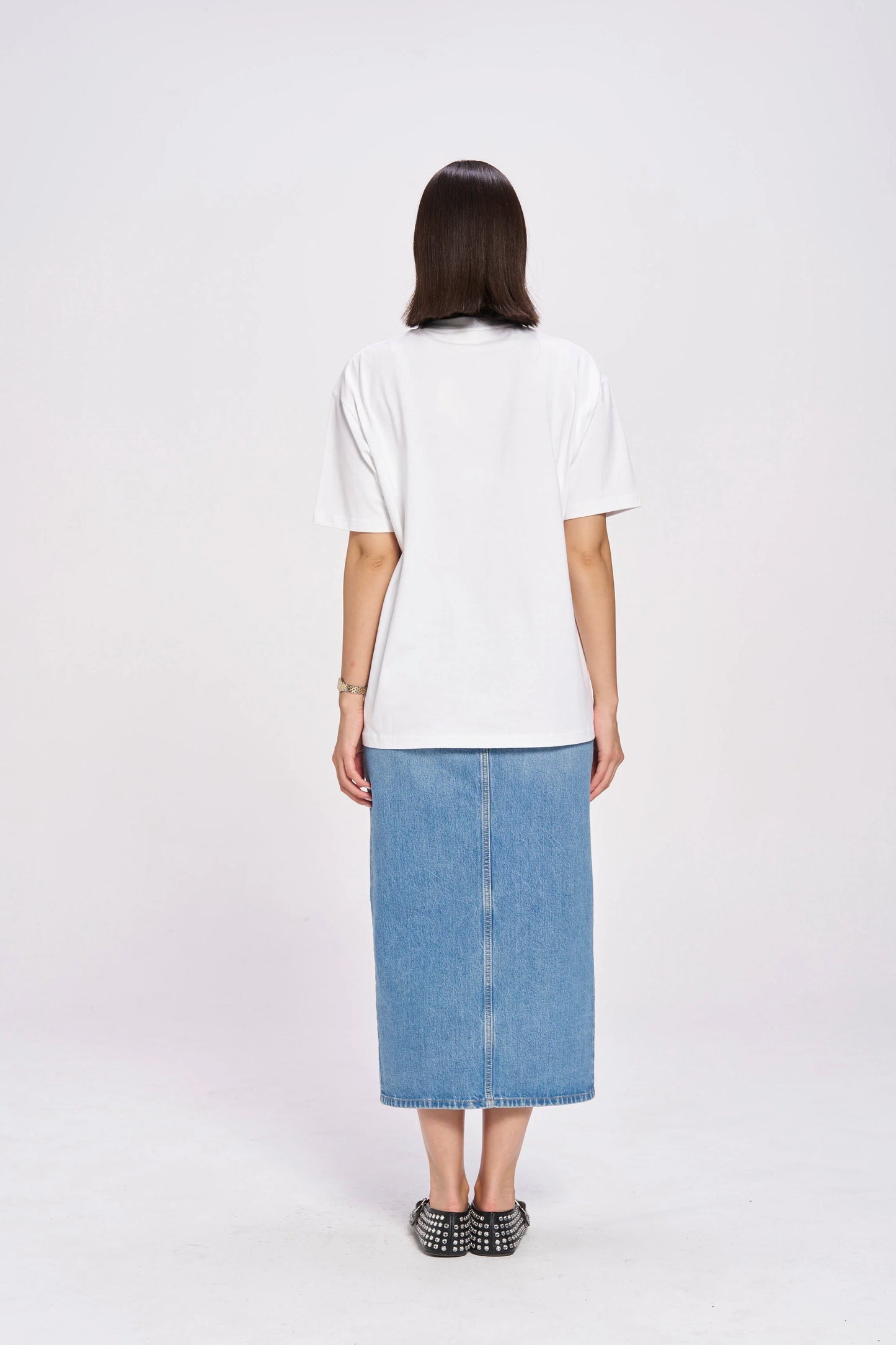 Salty Oversize Tee White