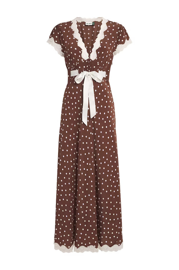 Marlice Dress Layla Dot Brown