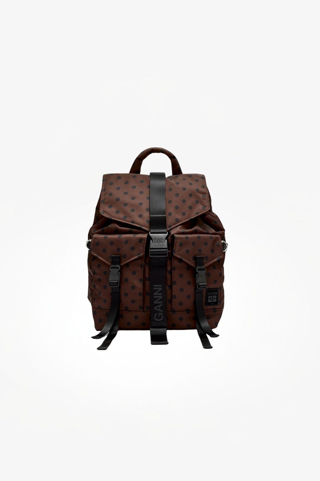 Ganni Re-Tech Printed Nylon Backpack