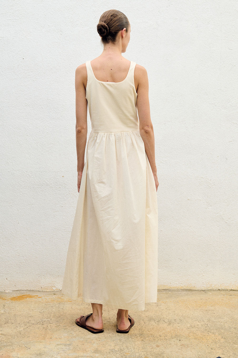 Combined Midi Dress Nata