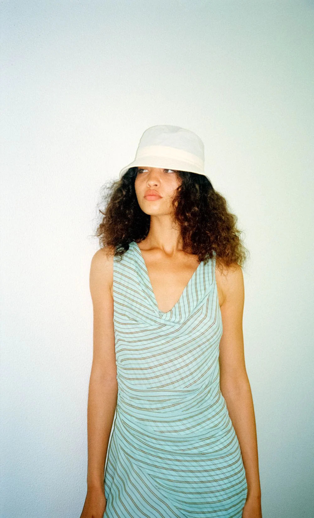 Algarve Asym Mini Dress Mint Splice