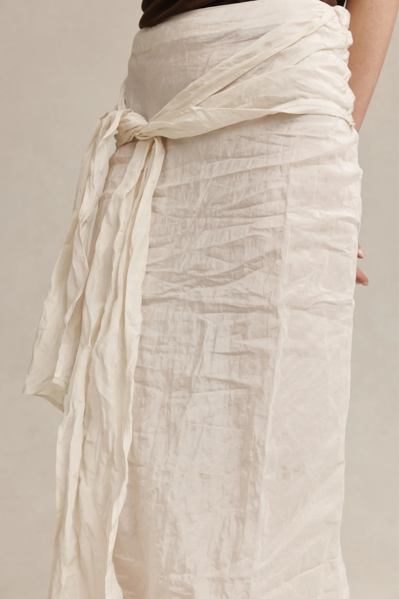 Marle Caster Skirt Ivory