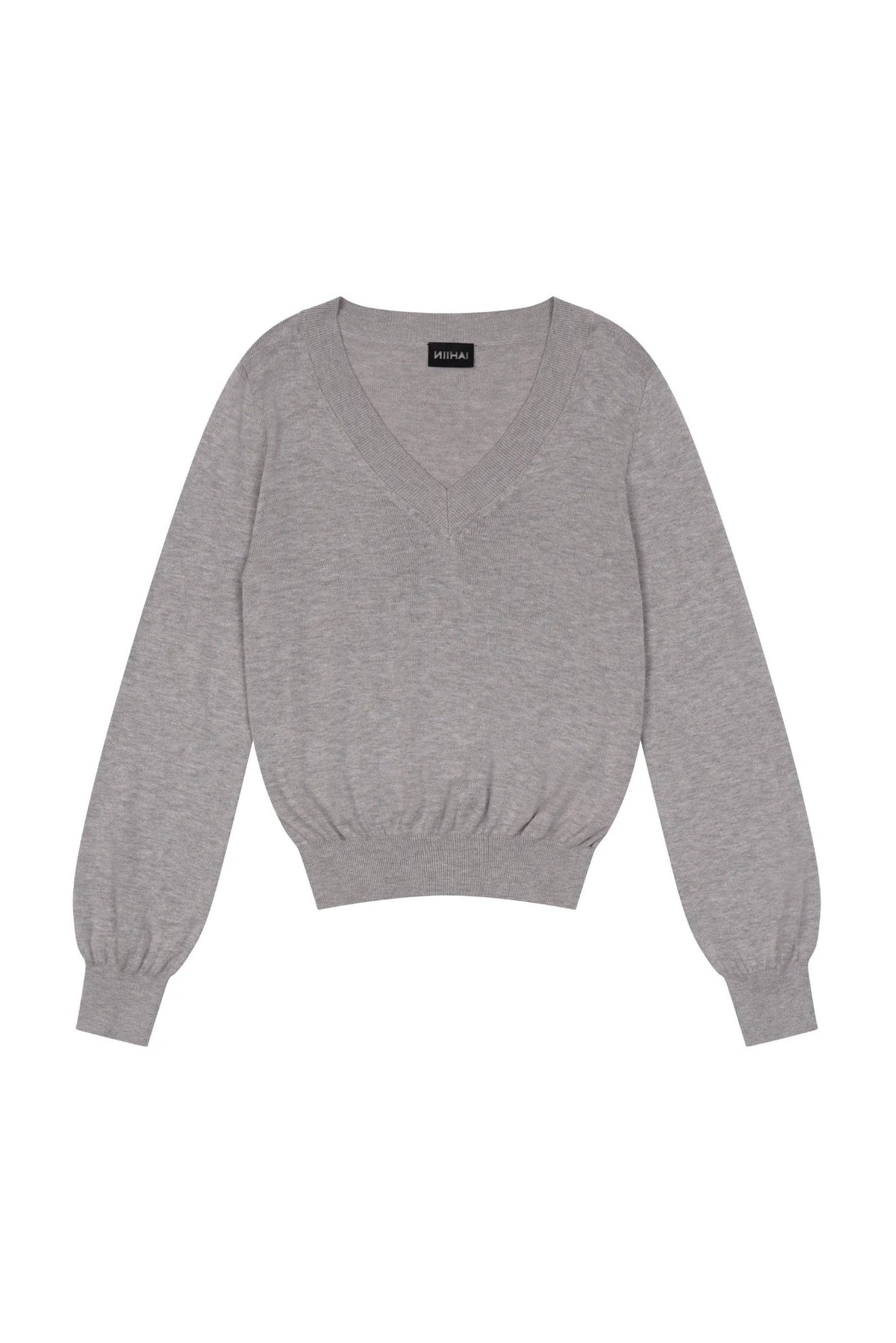 Nii hai Pullover Crop Grey Mar