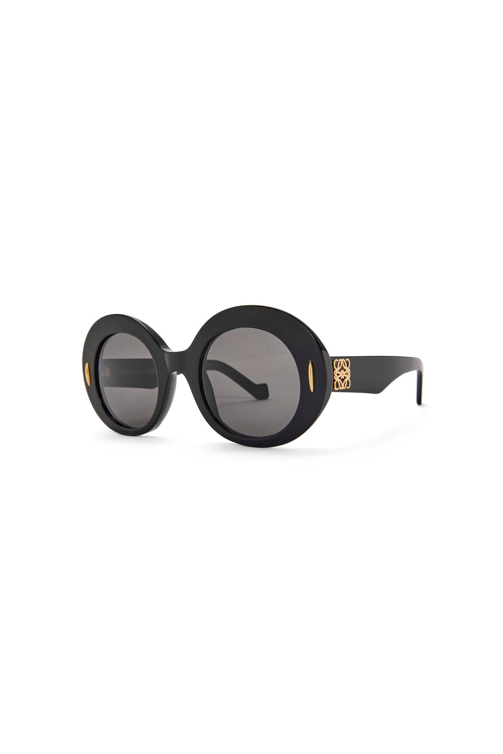 Loewe Anagram Round Black Sunglasses LW40146I