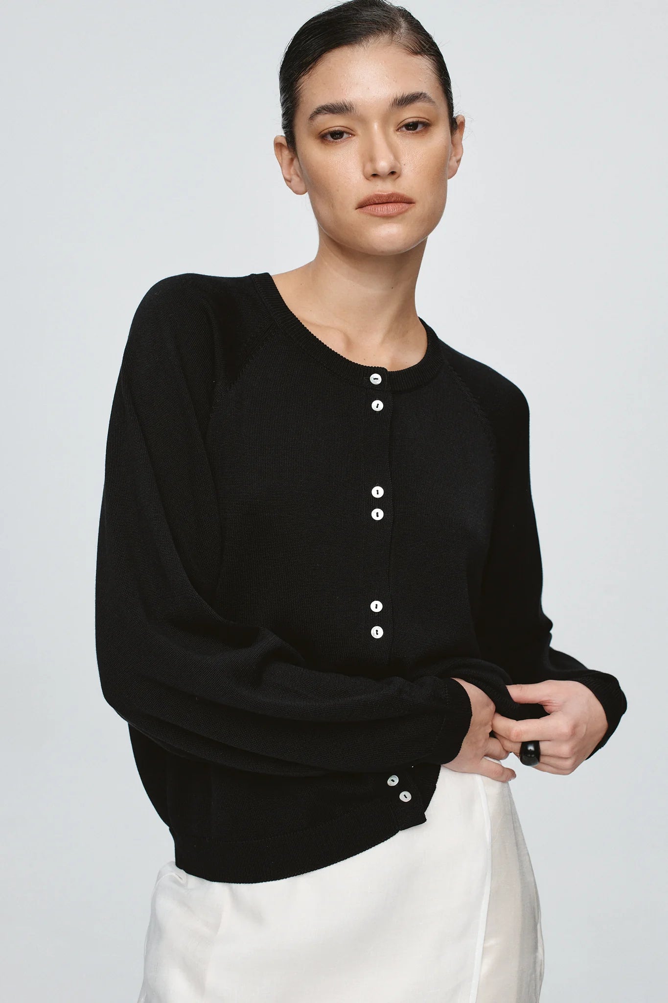 Babette Cardigan Black