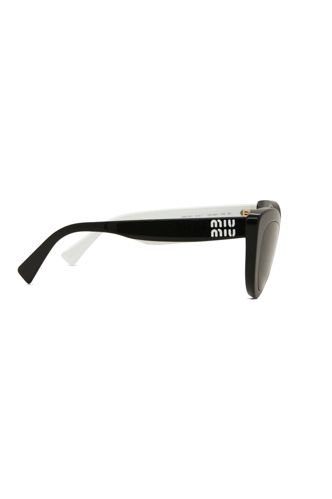 Miu Miu Cat-Eye Sunglasses Black White 0MU 04YS