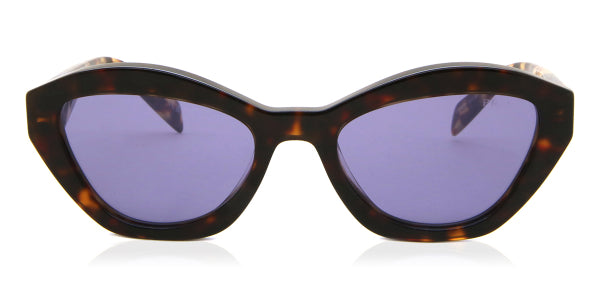 Prada Logo Round Sunglasses Tortoise 0PR A02S