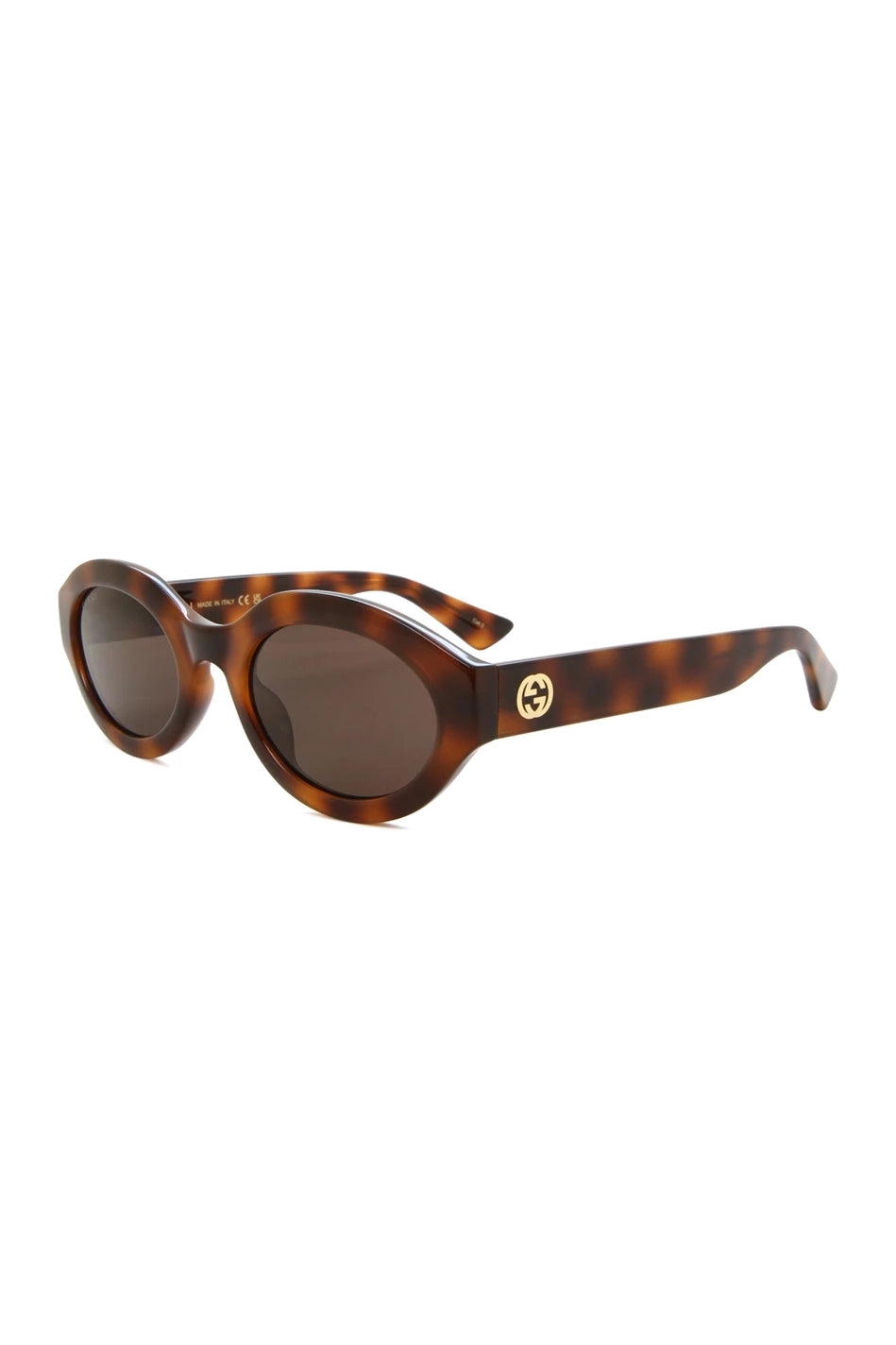 Gucci Oval Sunglasses Tortoiseshell GG1579S002