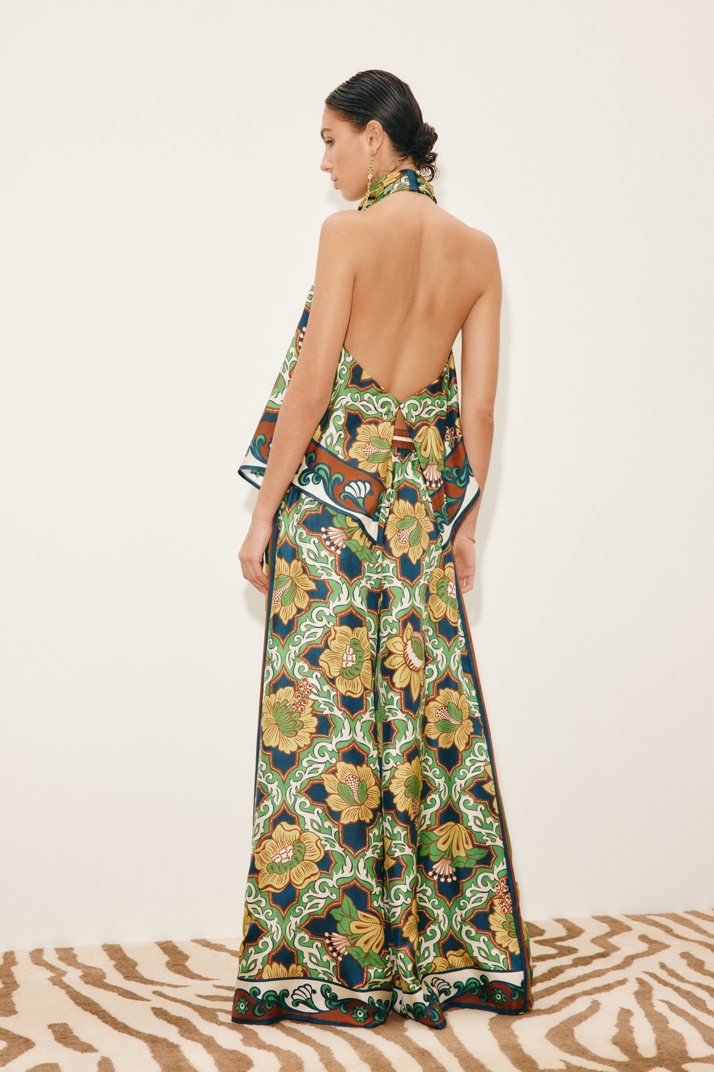 Liana Silk Palazzo Pant