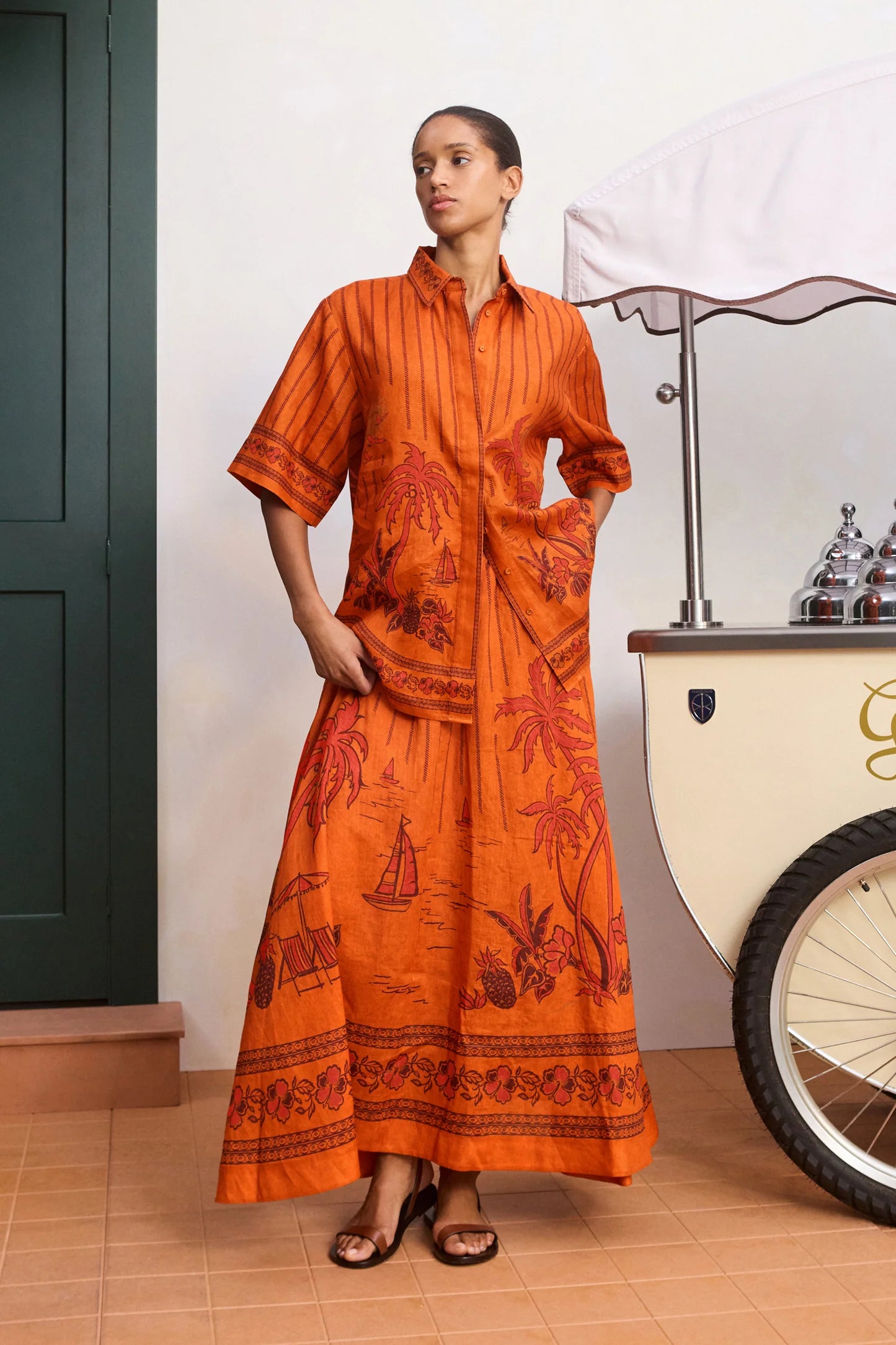 Boathouse Midi Skirt