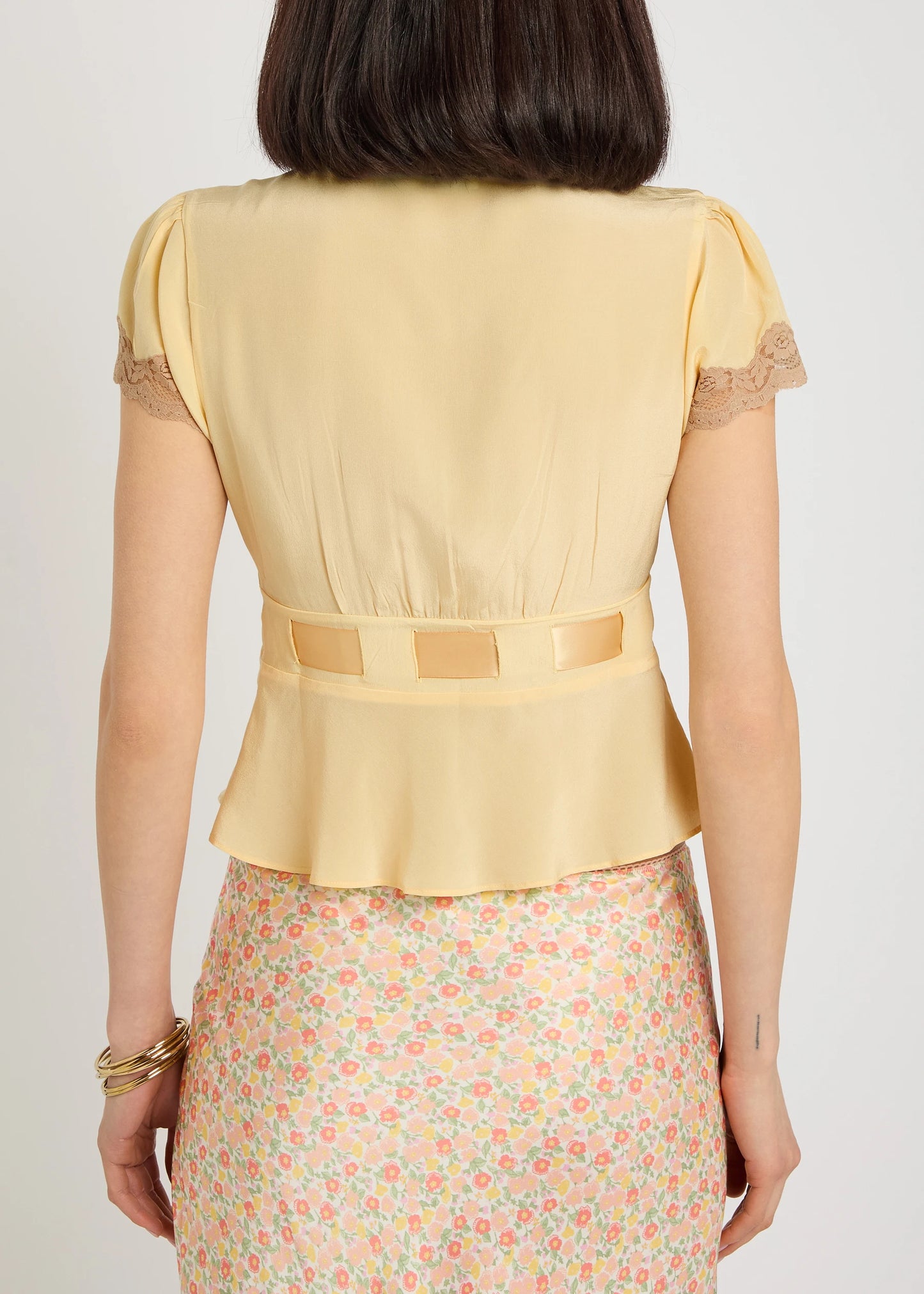 Daniela Top Butter Yellow