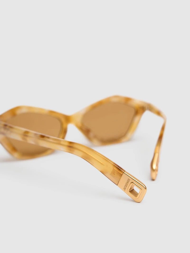 Jacquemus The Bambino Beige Tortoiseshell