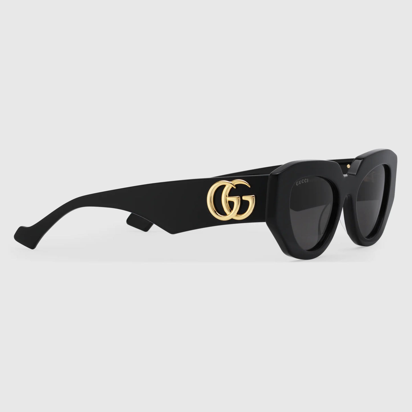 Gucci Oval Black Sunglasses GG1421S001