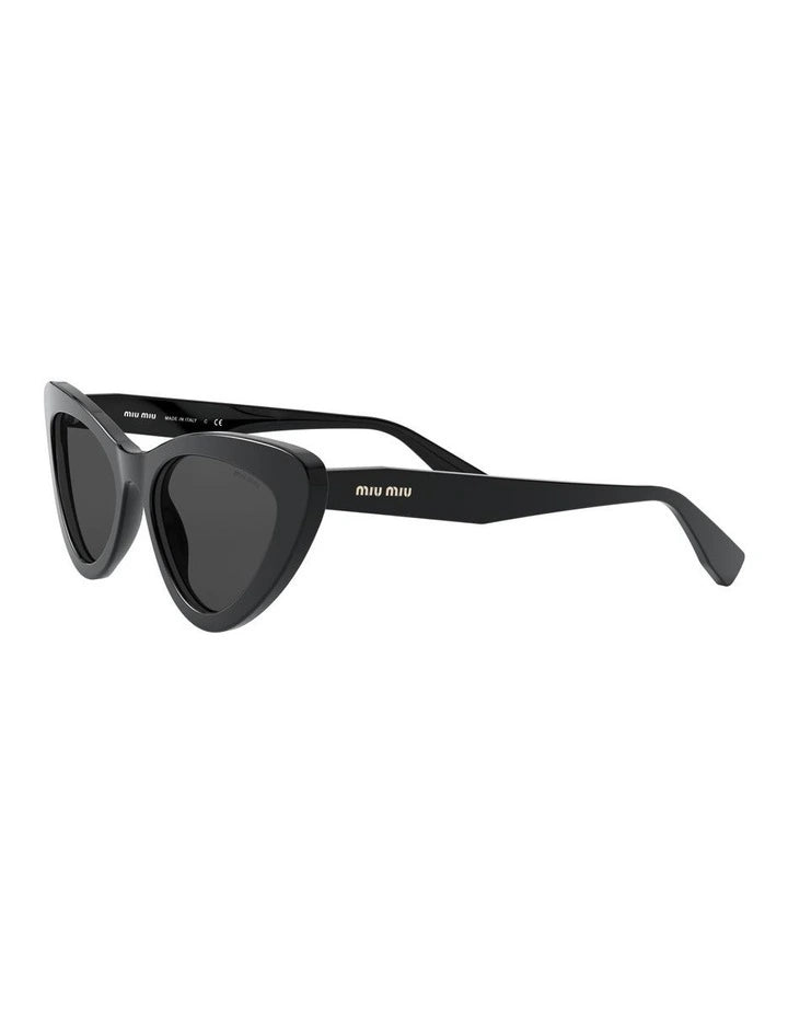 Miu Miu Cat Eye Sunglasses Black 0MU 01VS