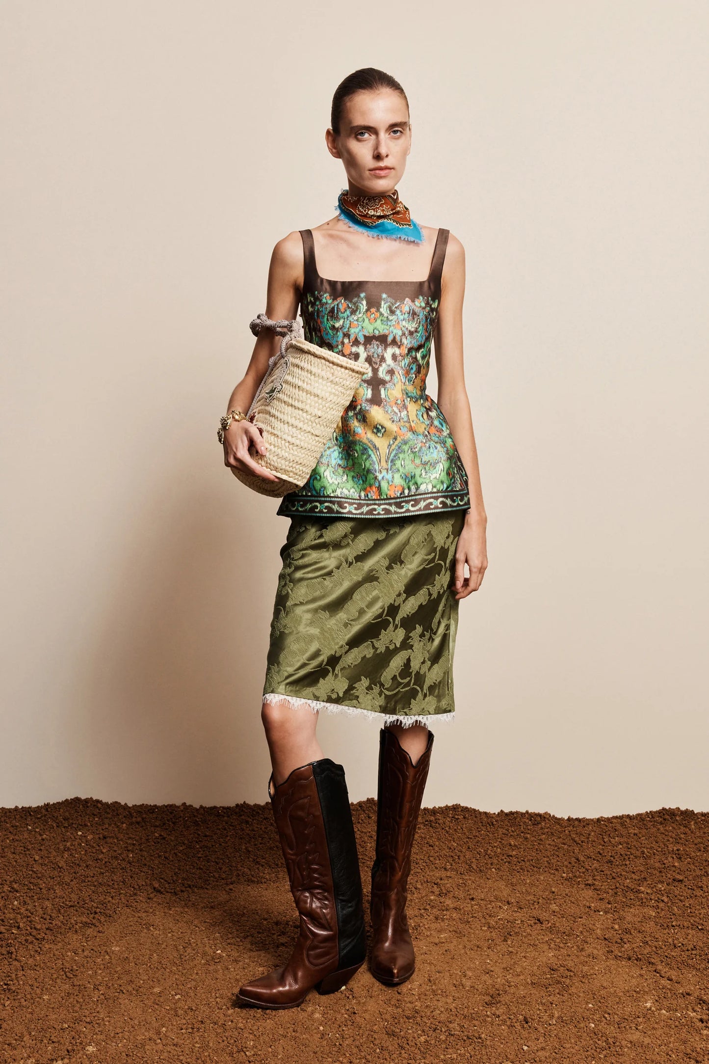 Alemais Winifred Bias Slip Skirt