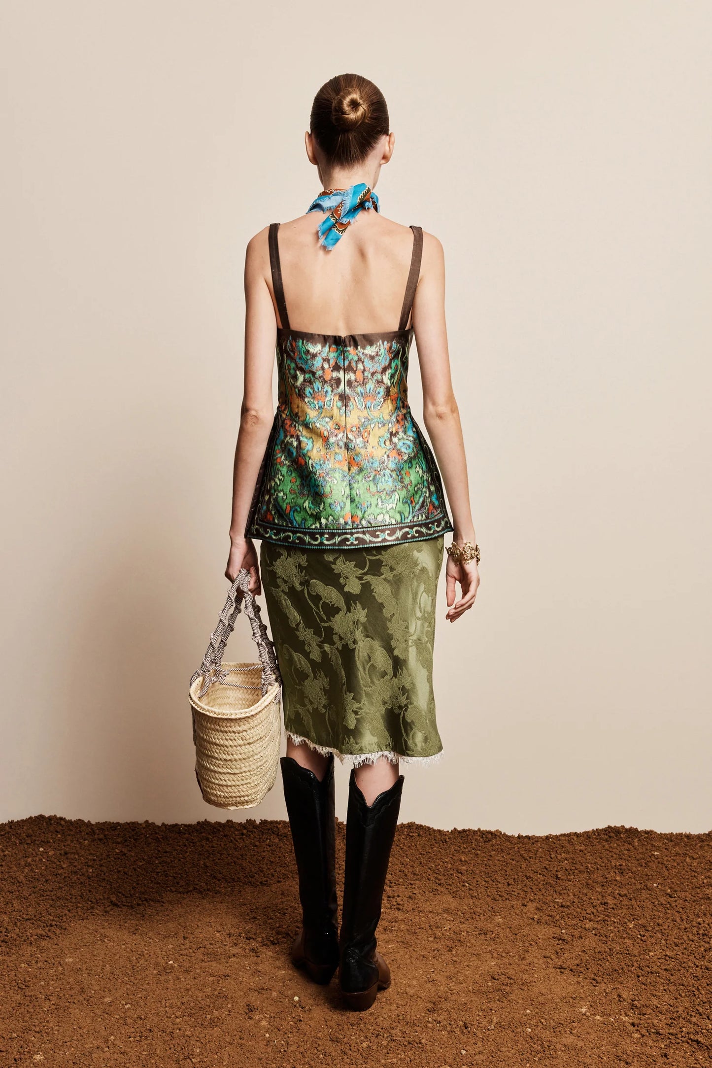 Alemais Winifred Bias Slip Skirt