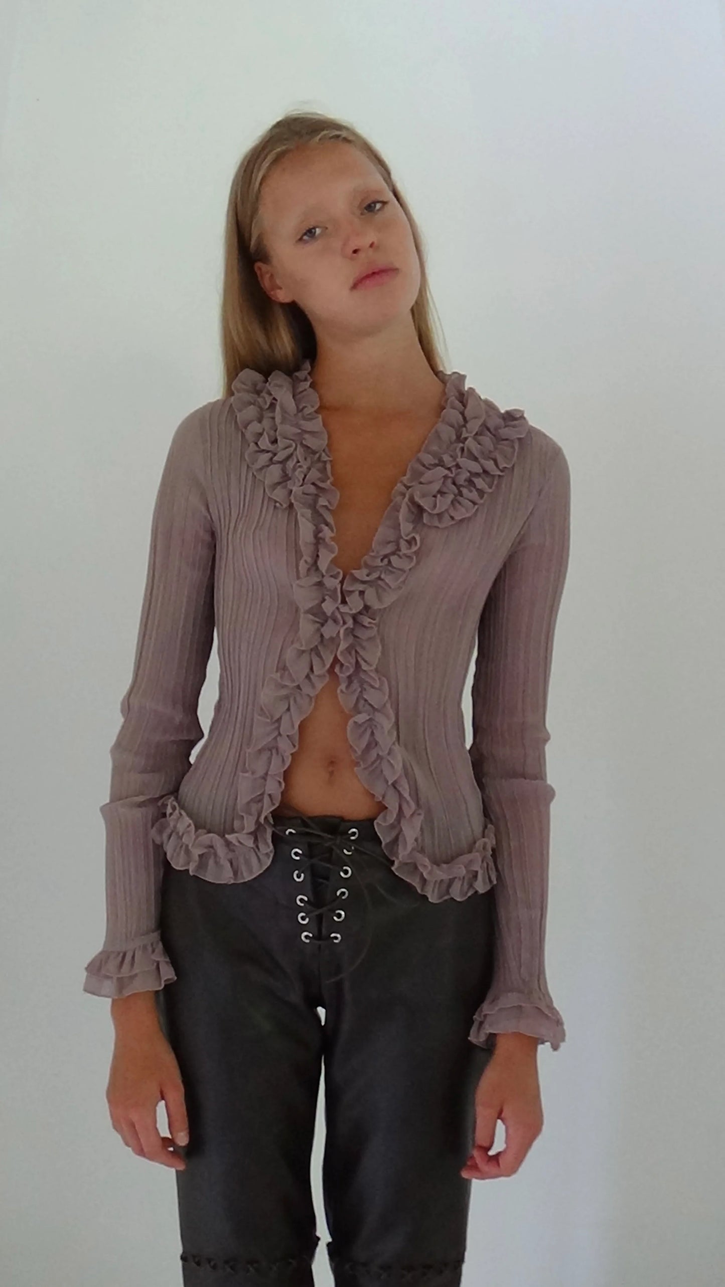 Mais x Frida Kara Blouse Taupe