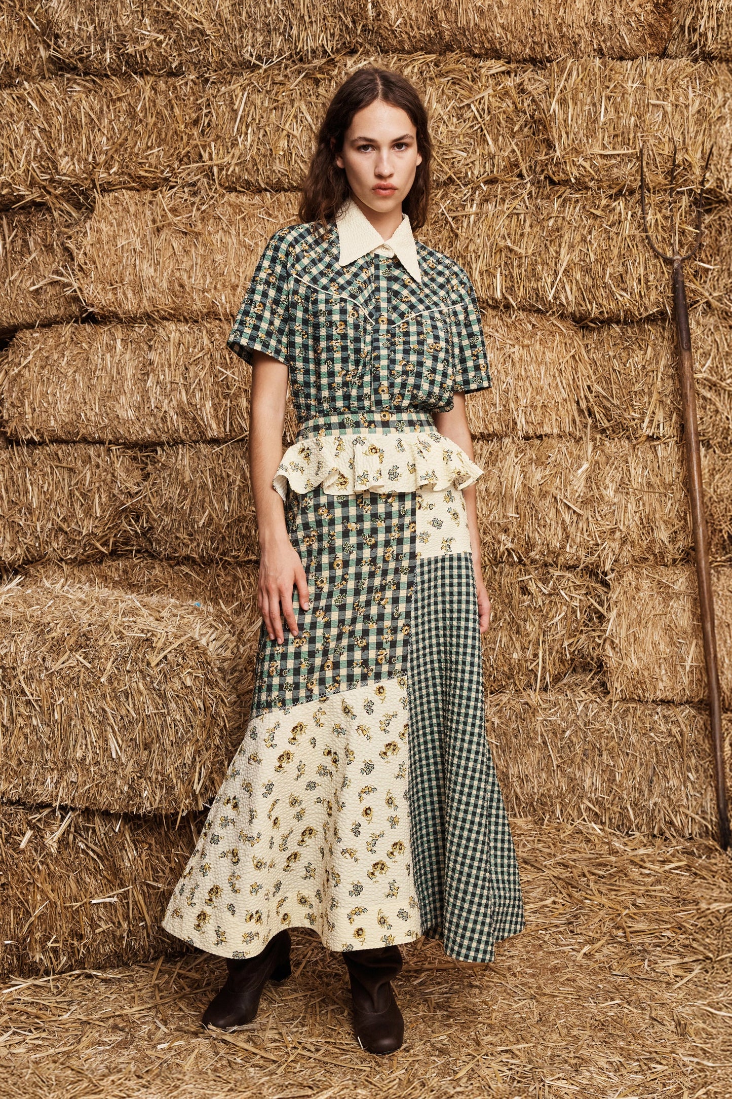Alemais Outrider Seersucker Skirt