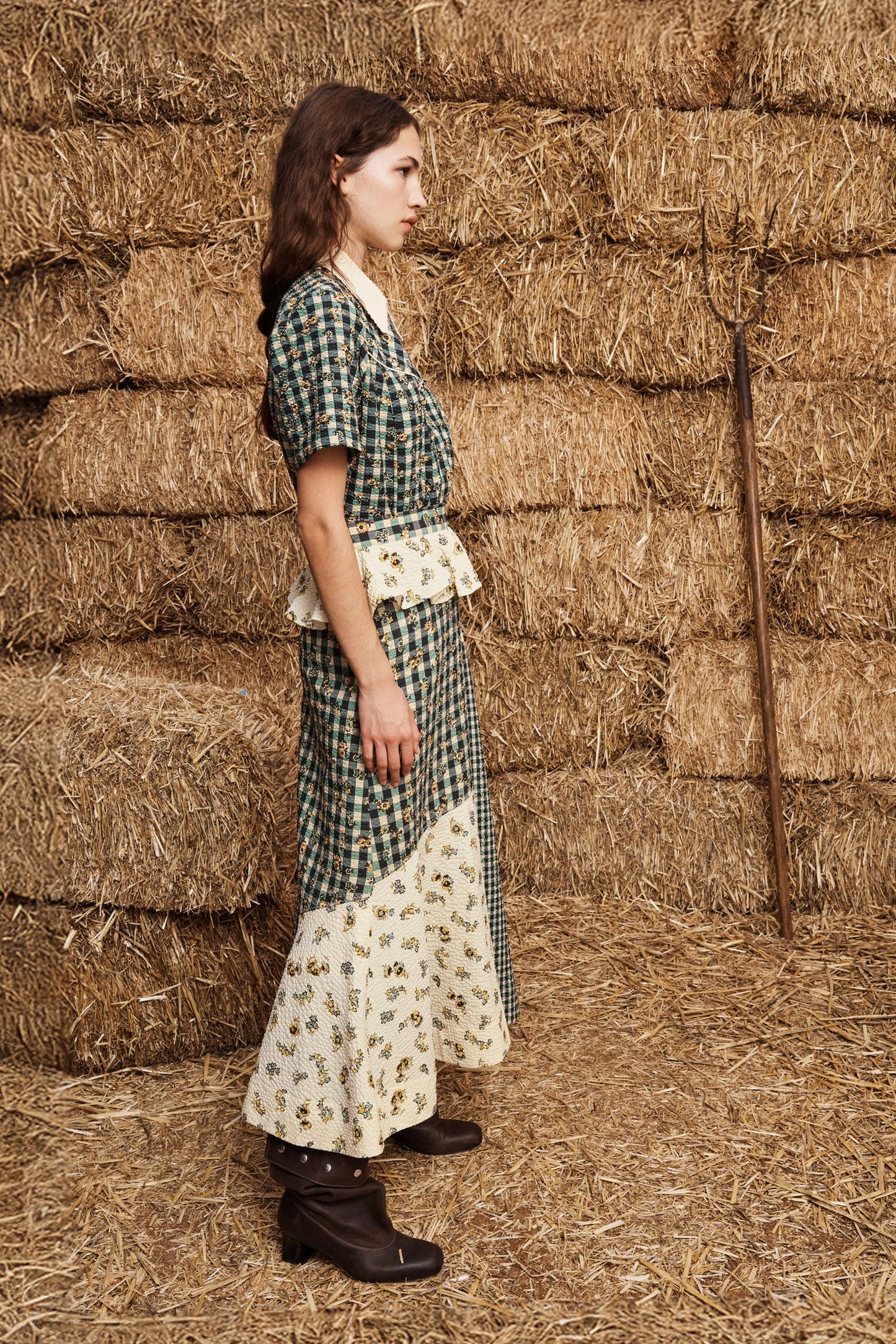 Alemais Outrider Seersucker Skirt