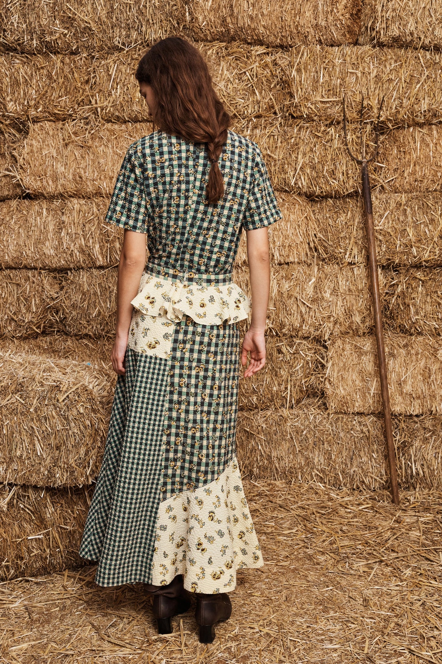 Alemais Outrider Seersucker Skirt