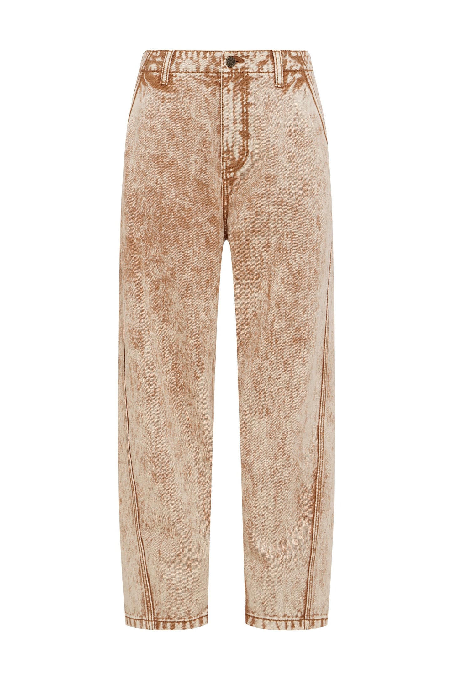 Alemais Spur Denim Cropped Jean