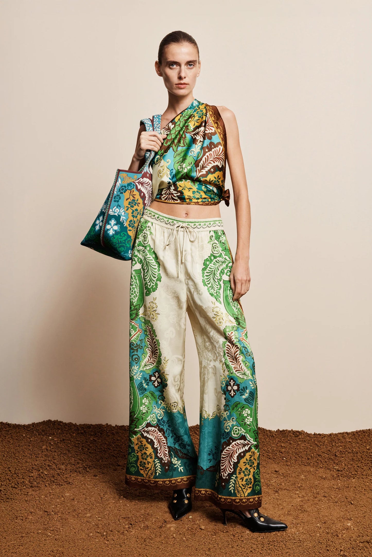 Alemais Florence Silk Scarf