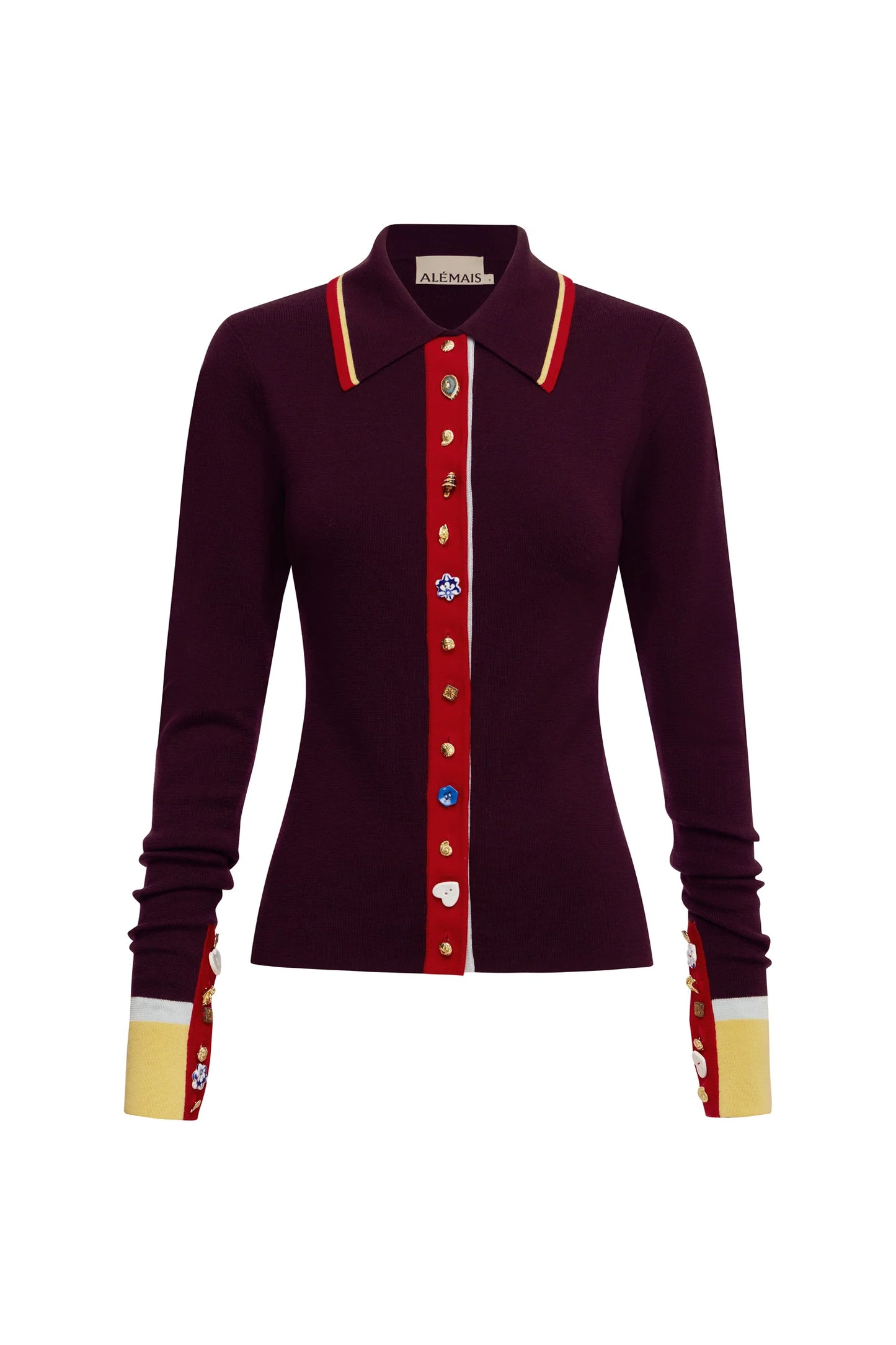 Alemais Josephina Fitted Cardigan Chocolate