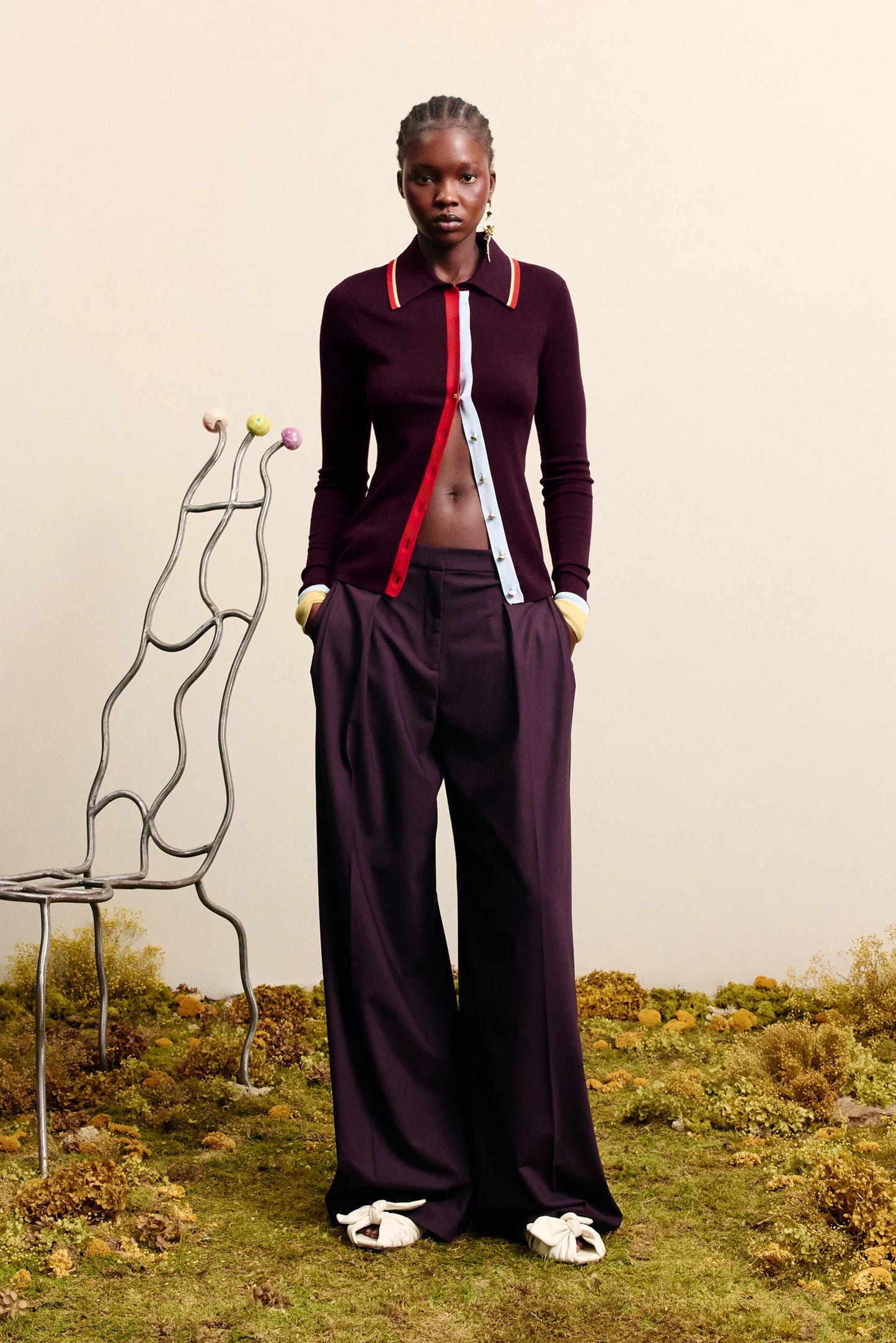 Alemais Josephina Fitted Cardigan Chocolate
