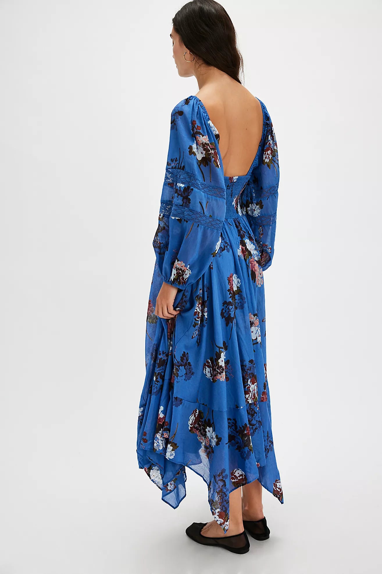 Morning Glory Maxi Dress Blue