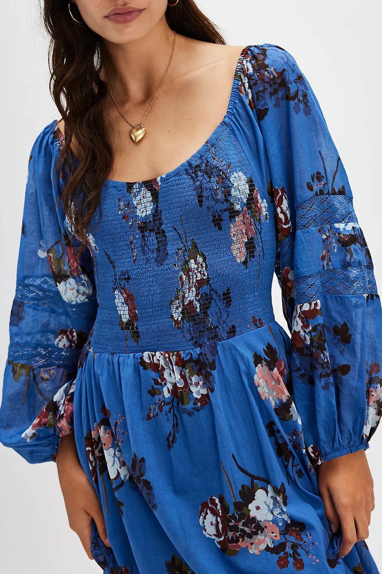 FREE PEOPLE Morning Glory Maxi Dress Blue - Laneway Boutique FREE PEOPLE Morning Glory Maxi Dress Blue - Laneway Boutique