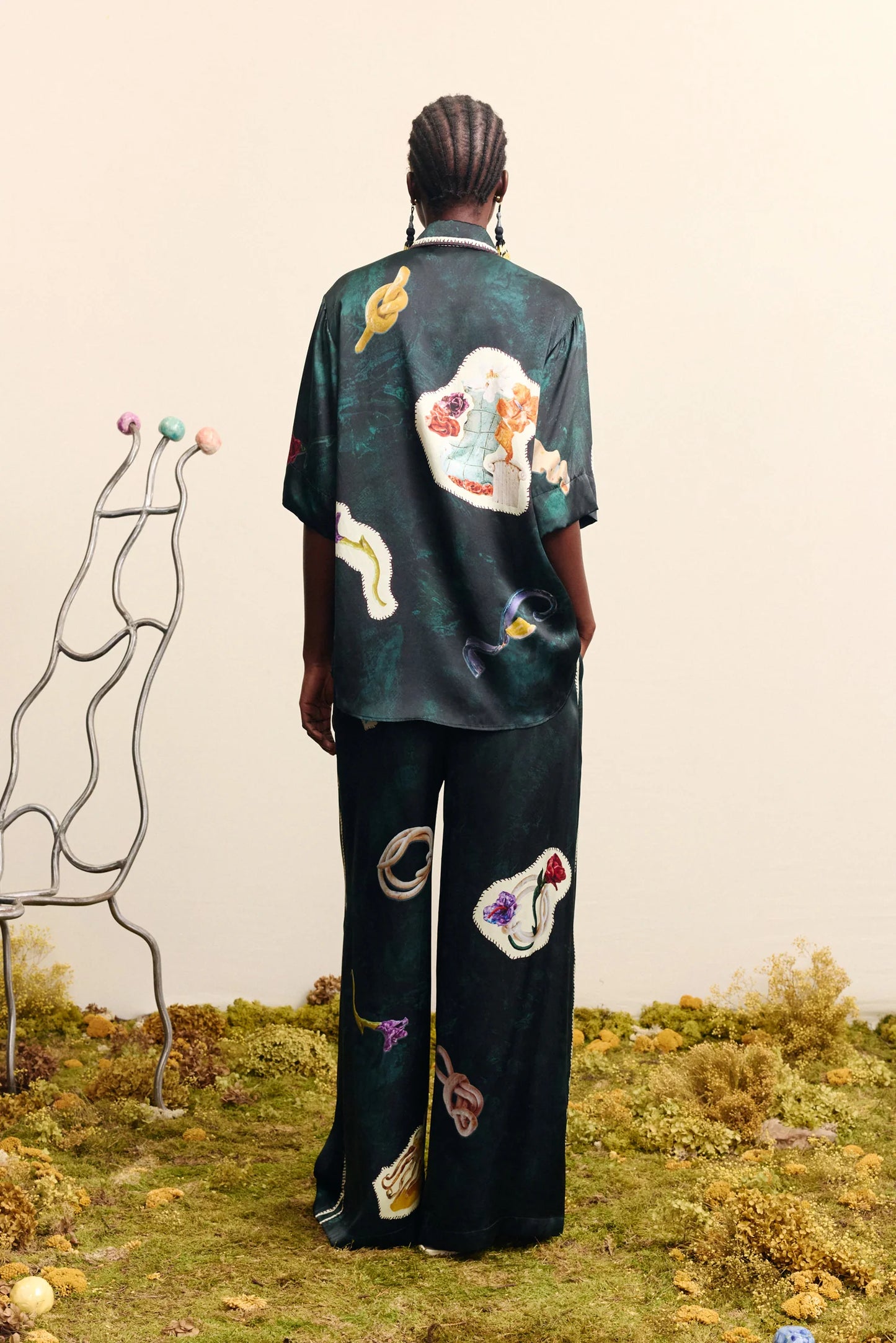 Alemais Florero Silk Shirt