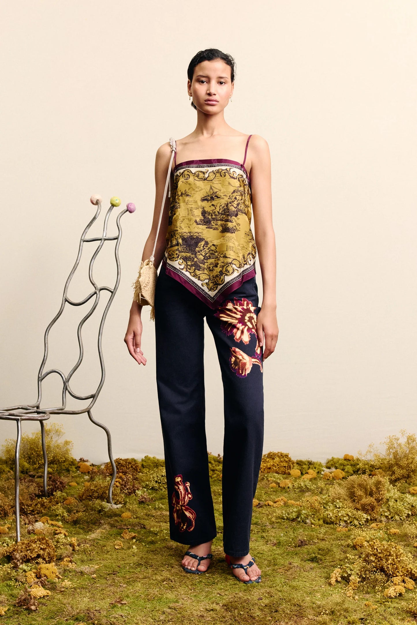 Alemais Martos Scarf Top