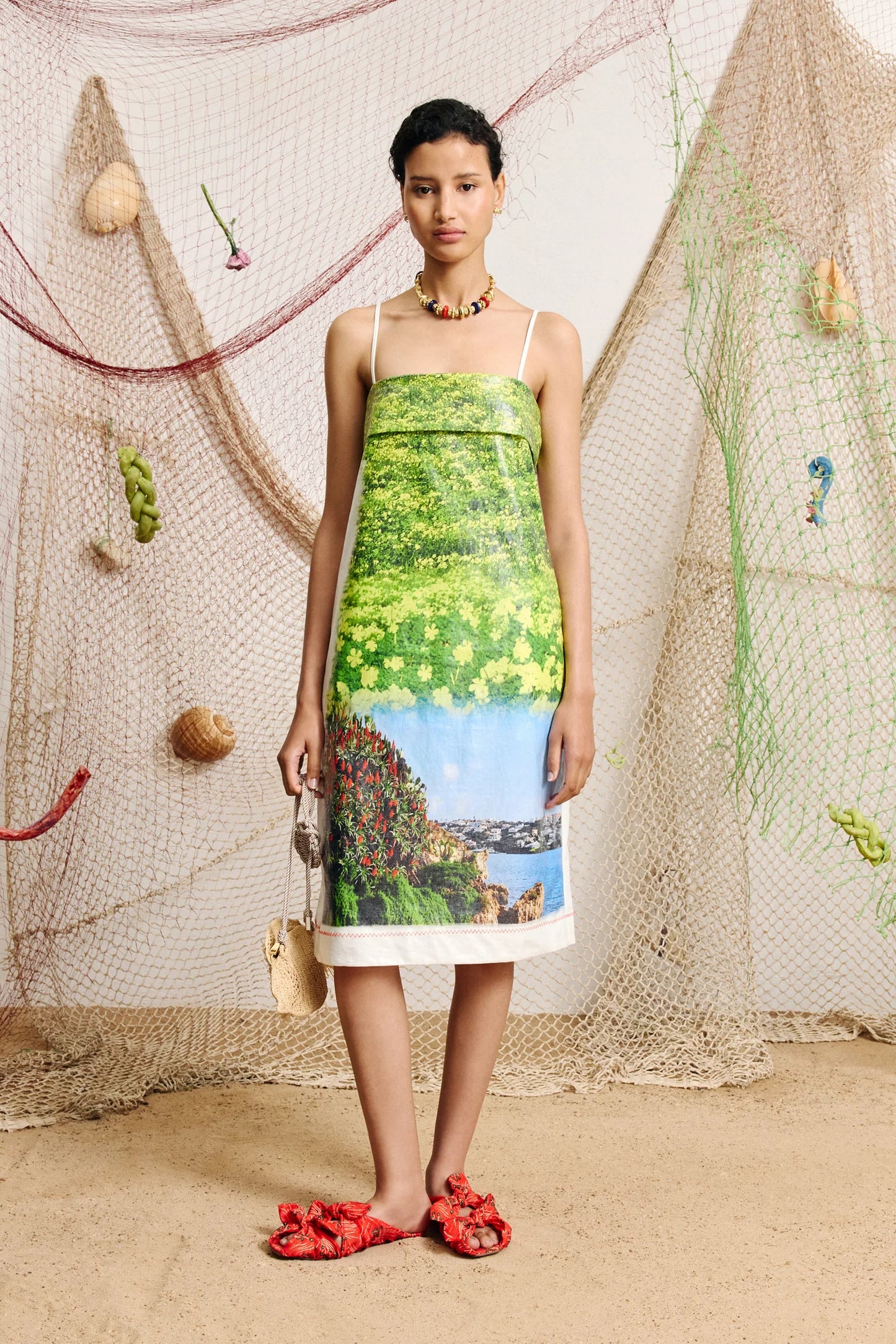 Alemais Bermuda Buttercup Midi Dress