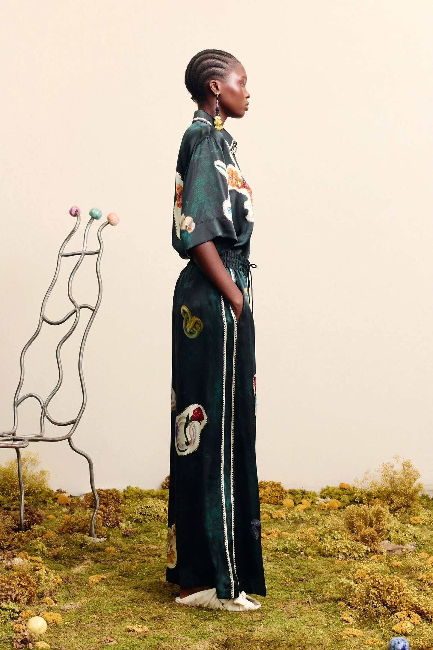 Alemais Florero Silk Pant