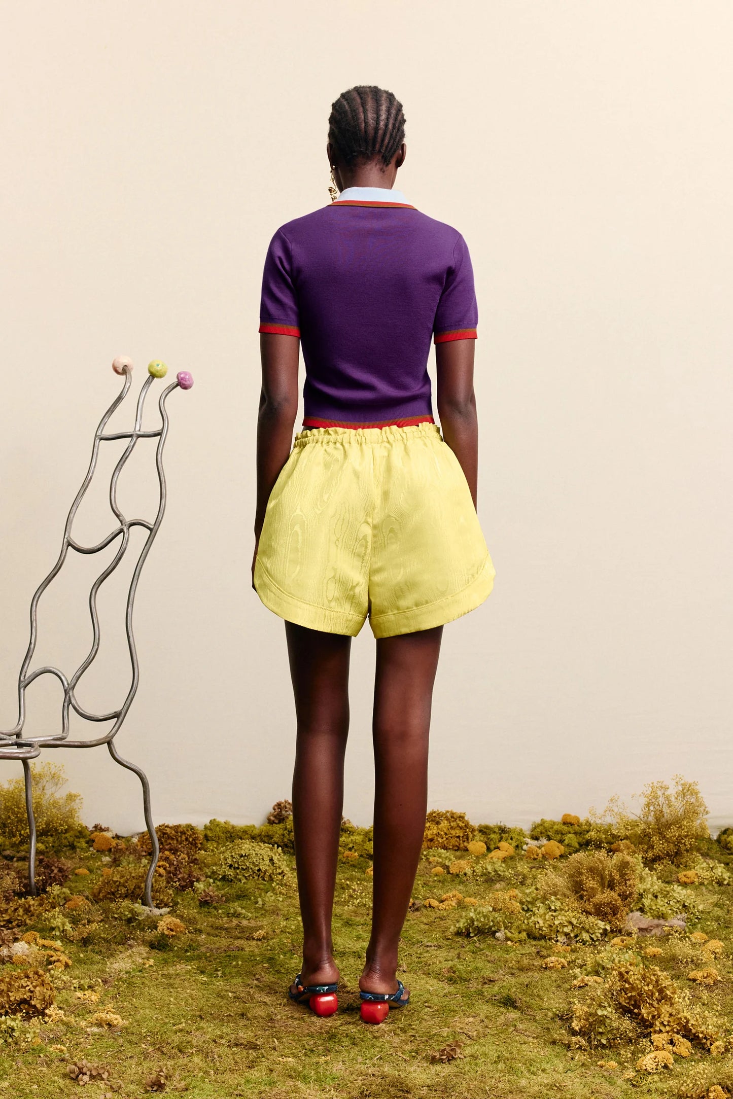 Alemais Josefina Knit Polo Violet