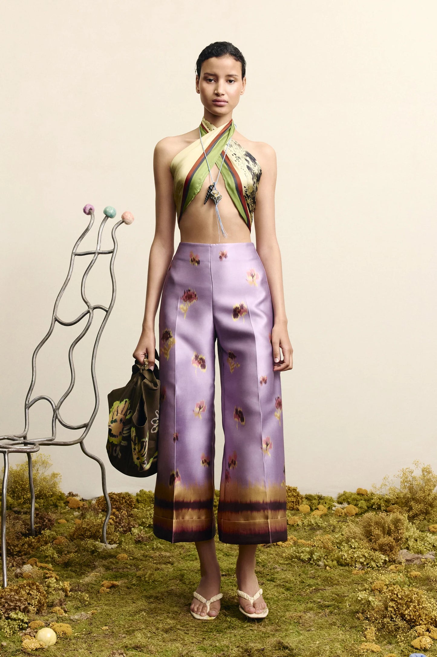 Alemais i'lla del rei silk scarf