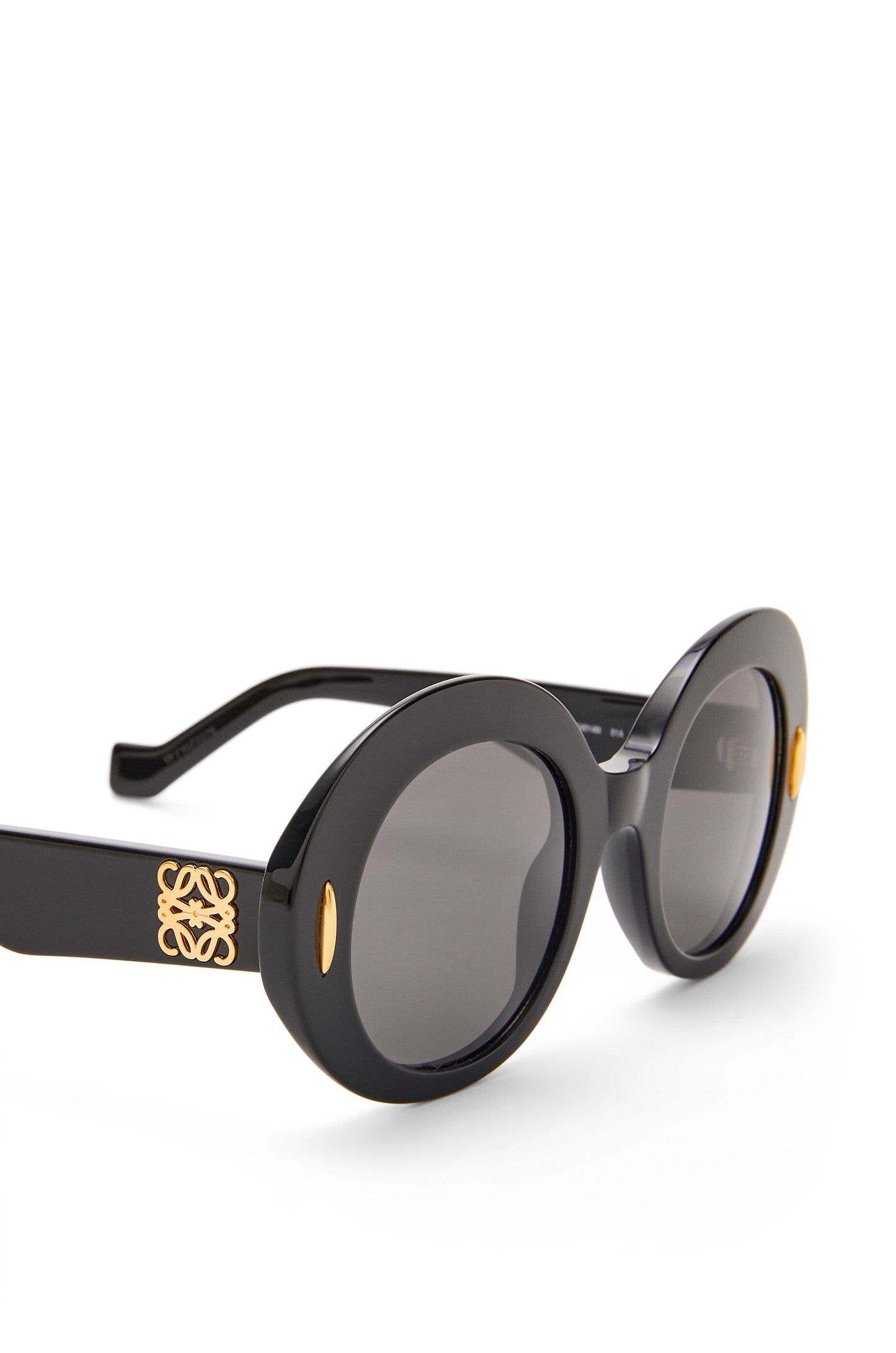 Loewe Anagram Round Black Sunglasses LW40146I