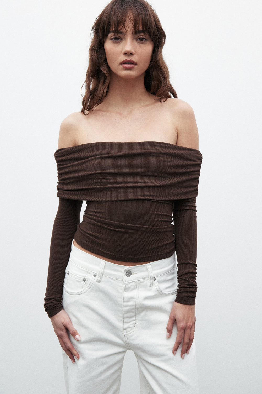 Alessandra Top Chocolate