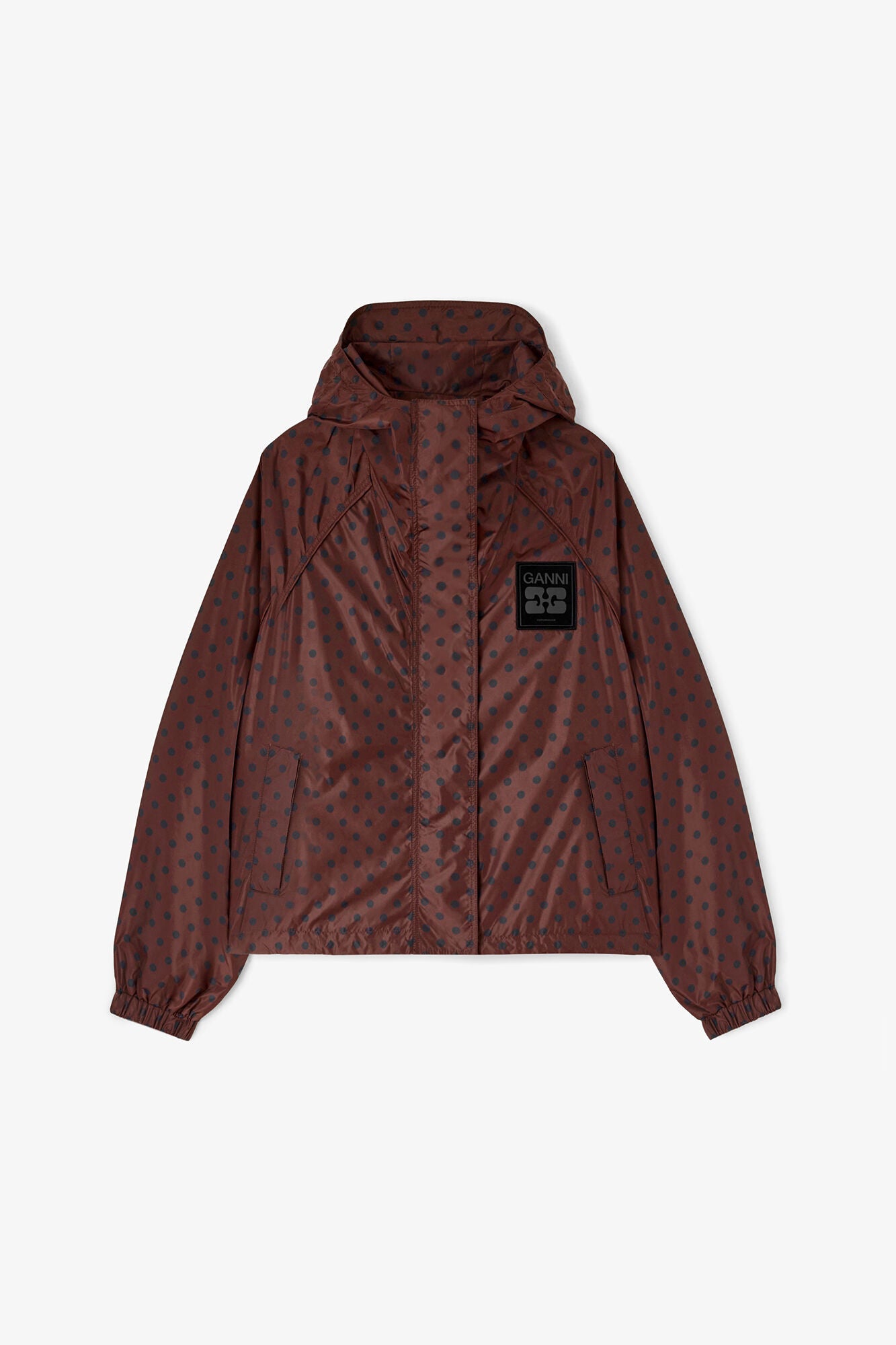 Ganni Jacket in Printed Nylon