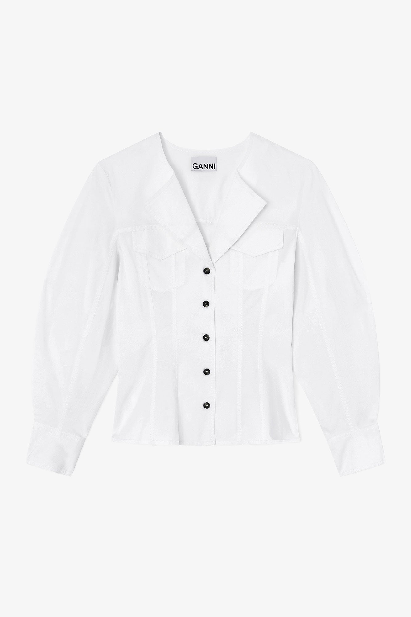 Shirt in White Cotton White