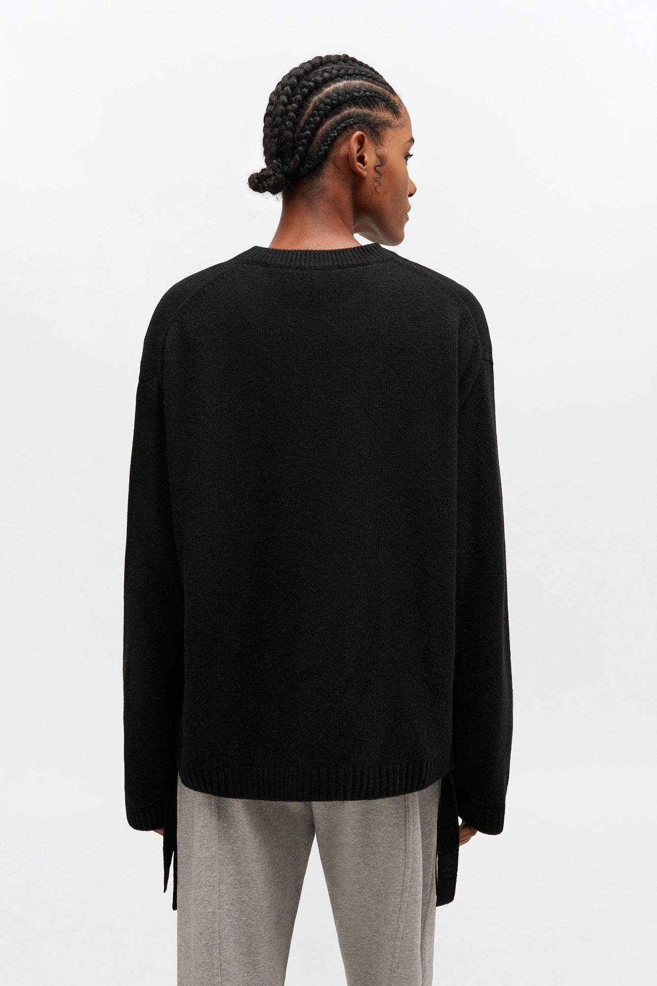 Wool Mix Jumper Black