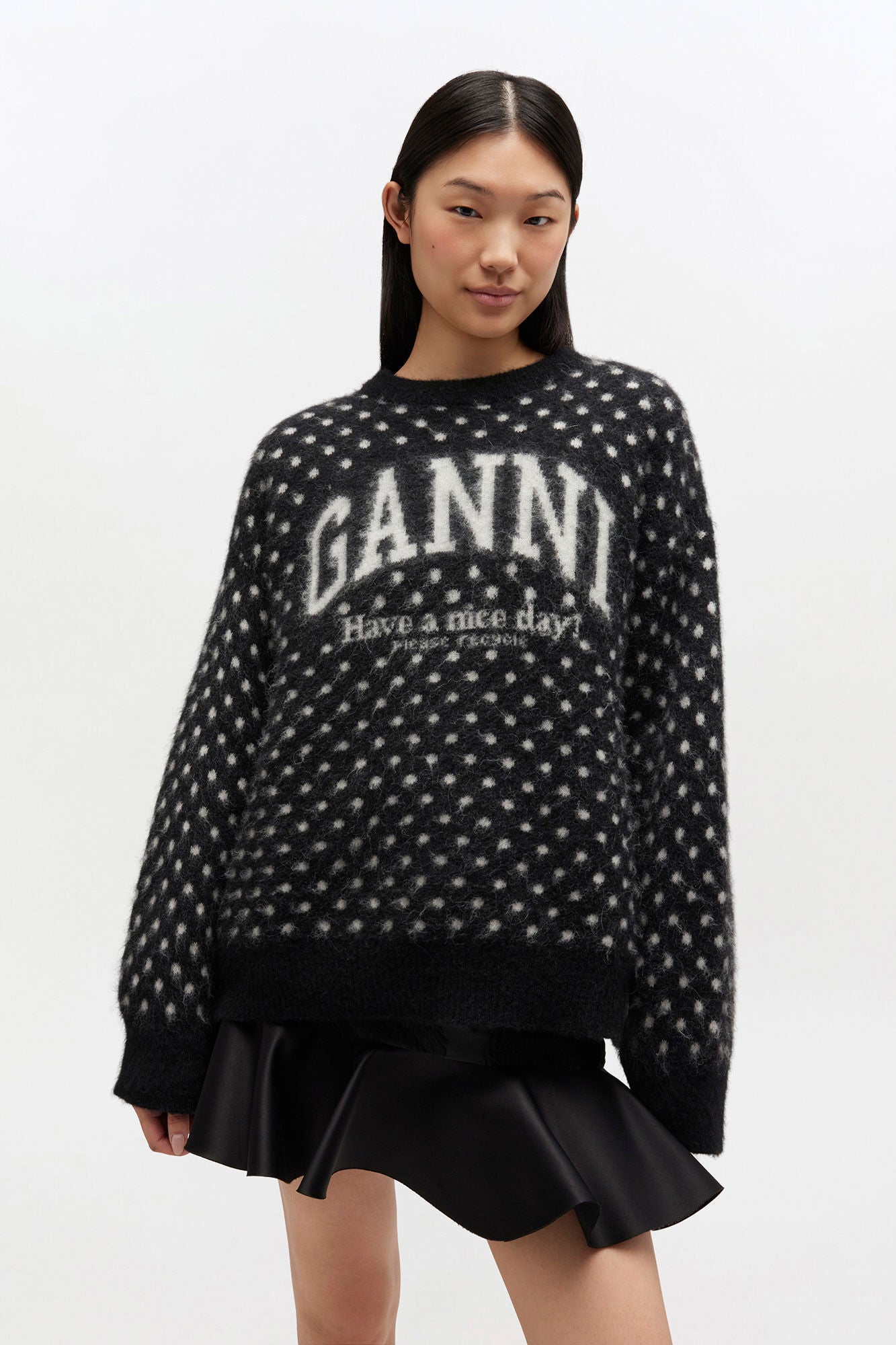 Polka Brushed Jumper
