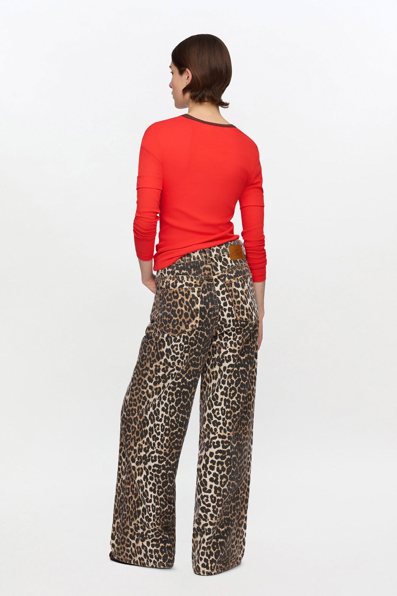 Lari Jeans in Leopard Print