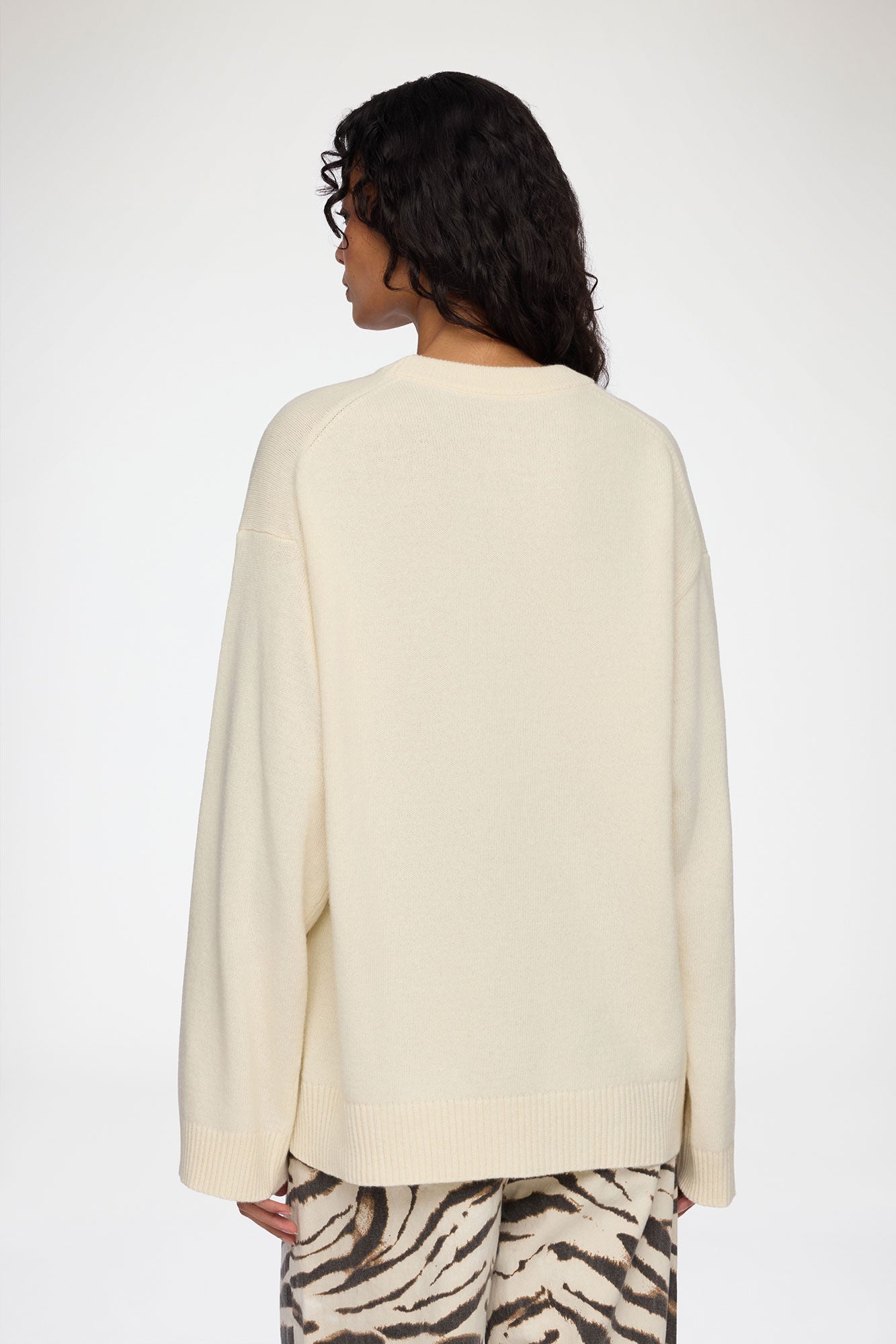 Ganni Oversized Jumper with Strawberry