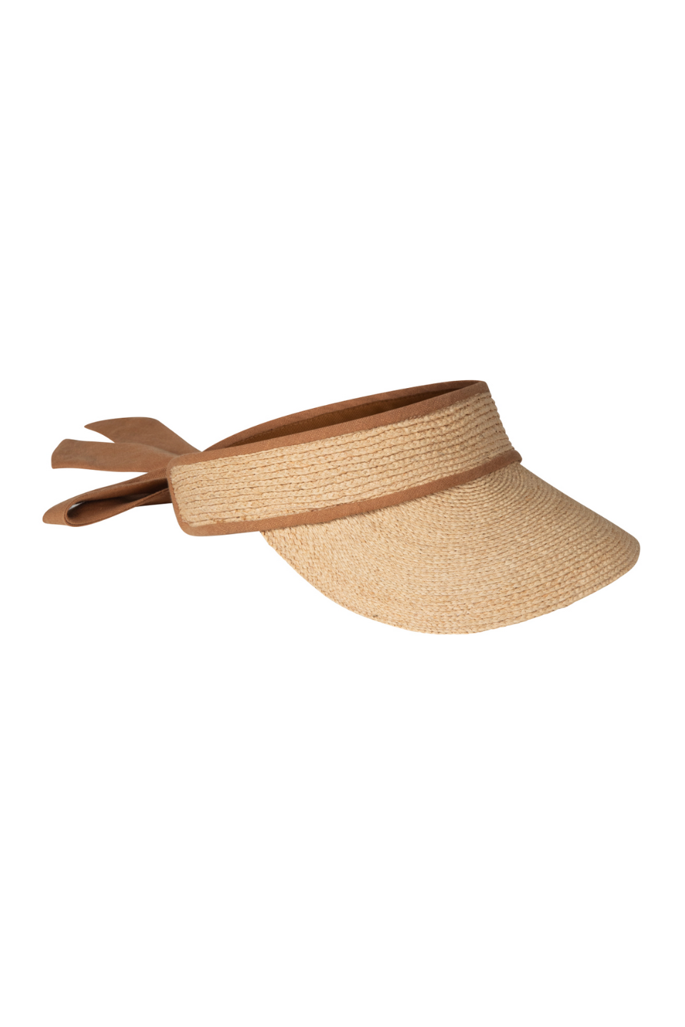 Linen Visor Natural Cinnamon