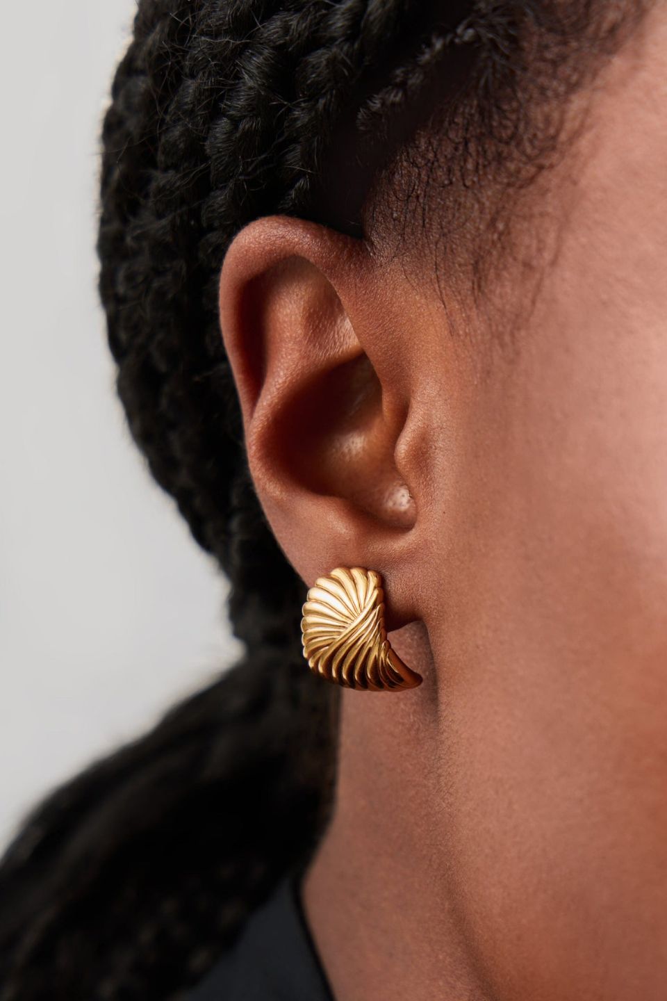 Ripple Stud Earrings