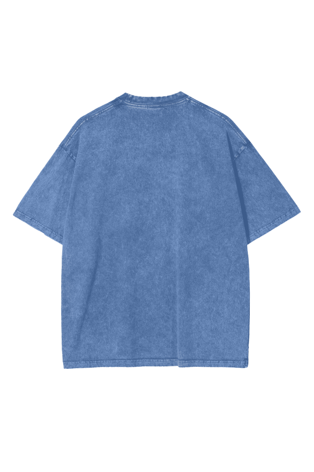 Le Fleur Tropical Oversized Tee Blue