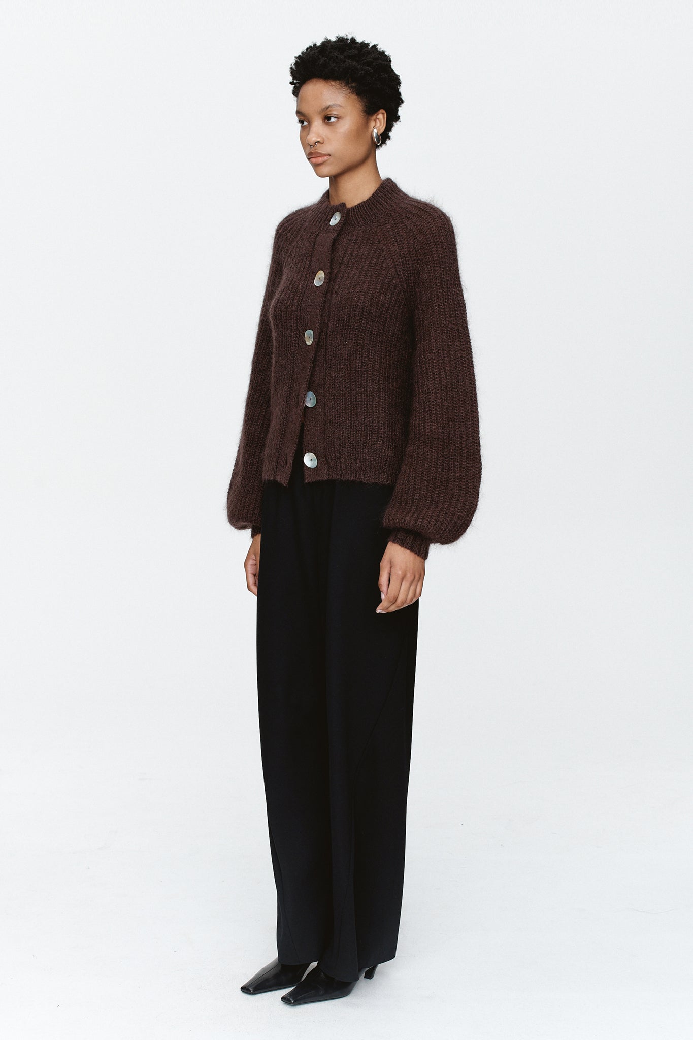 Cait Cardigan Chocolate