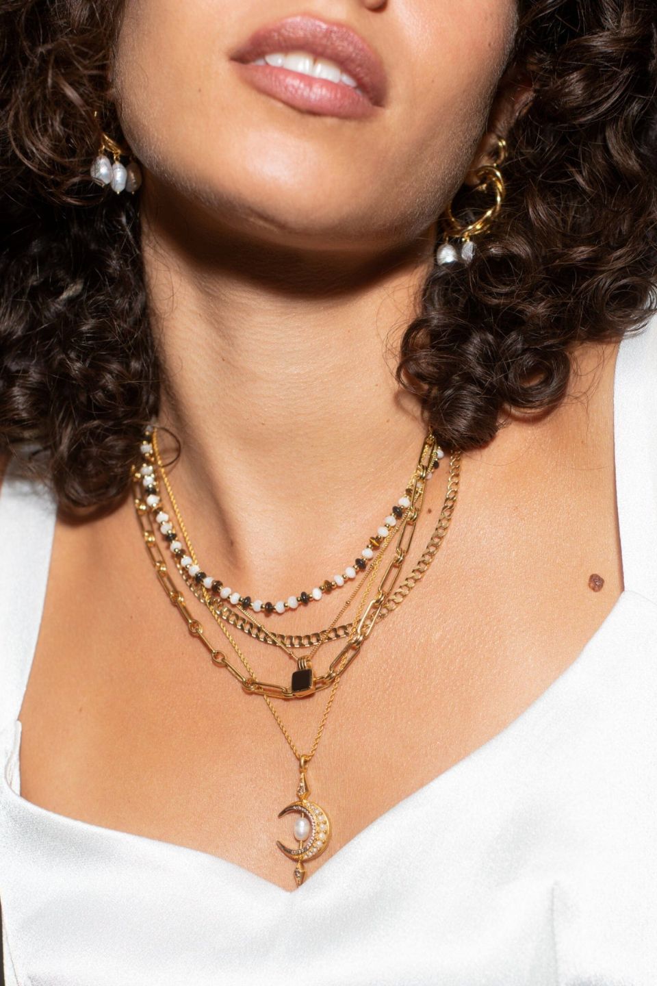 Lucy Williams Flat Curb Chain Necklace