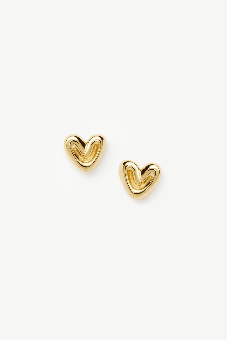 Puffy Heart Mini Stud